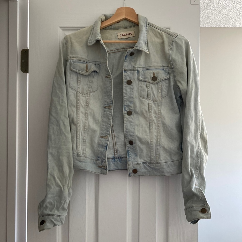 J brand soft denim jacket atomic wash S